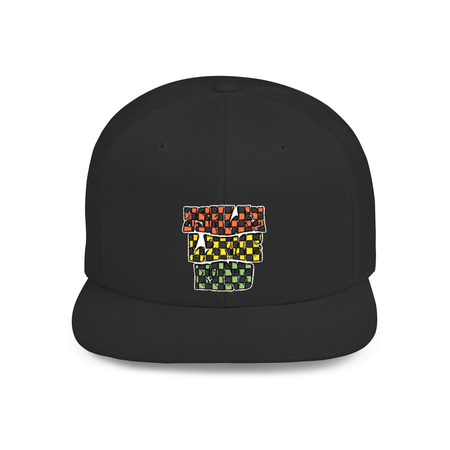 Ashley LaRue Band Rasta Checkered Snapback