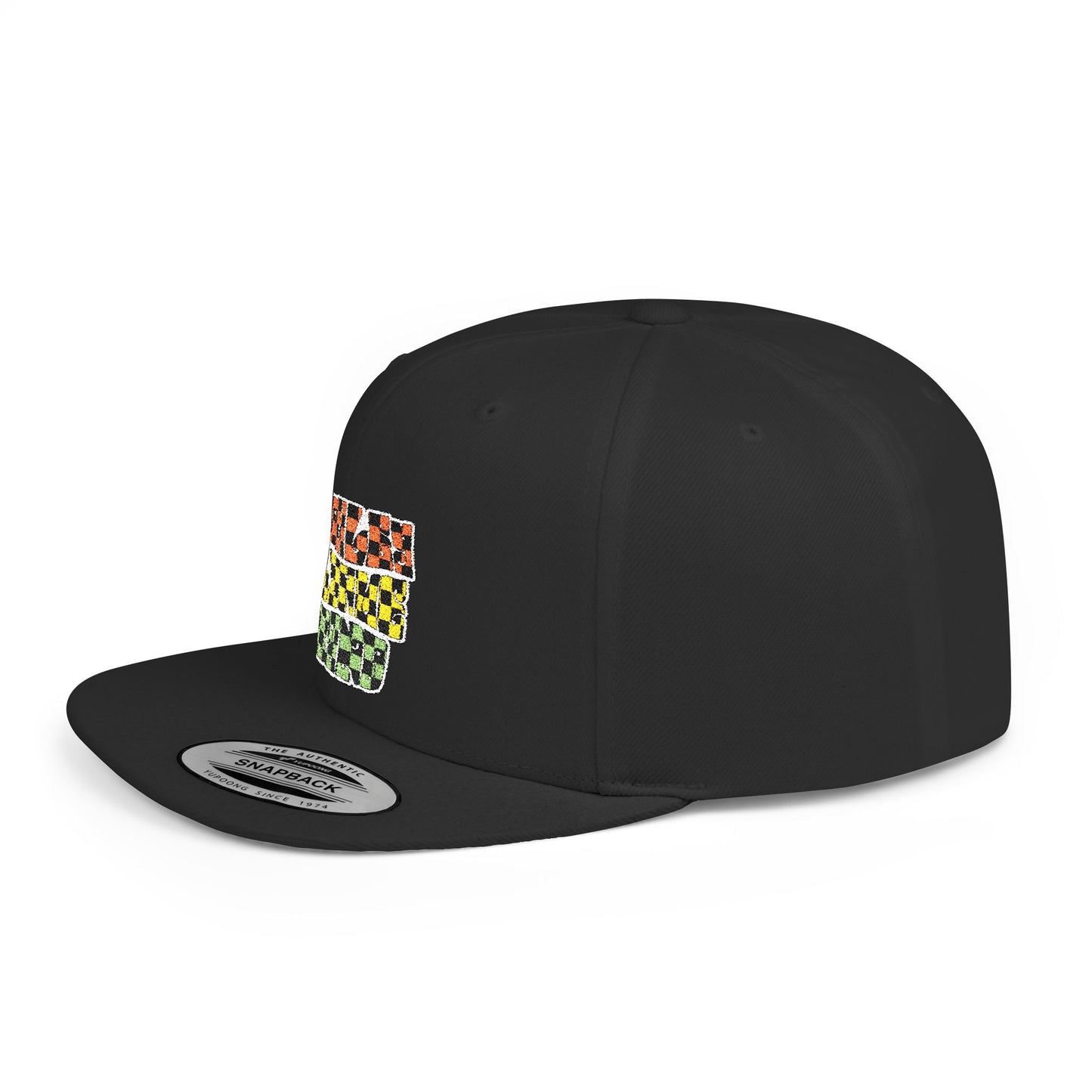 Ashley LaRue Band Rasta Checkered Snapback